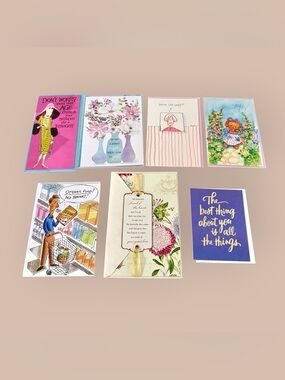 Greeting Card Lot- Friends Bundle-- Funny Birthday, Sweet, Sarcasm, Sympathy